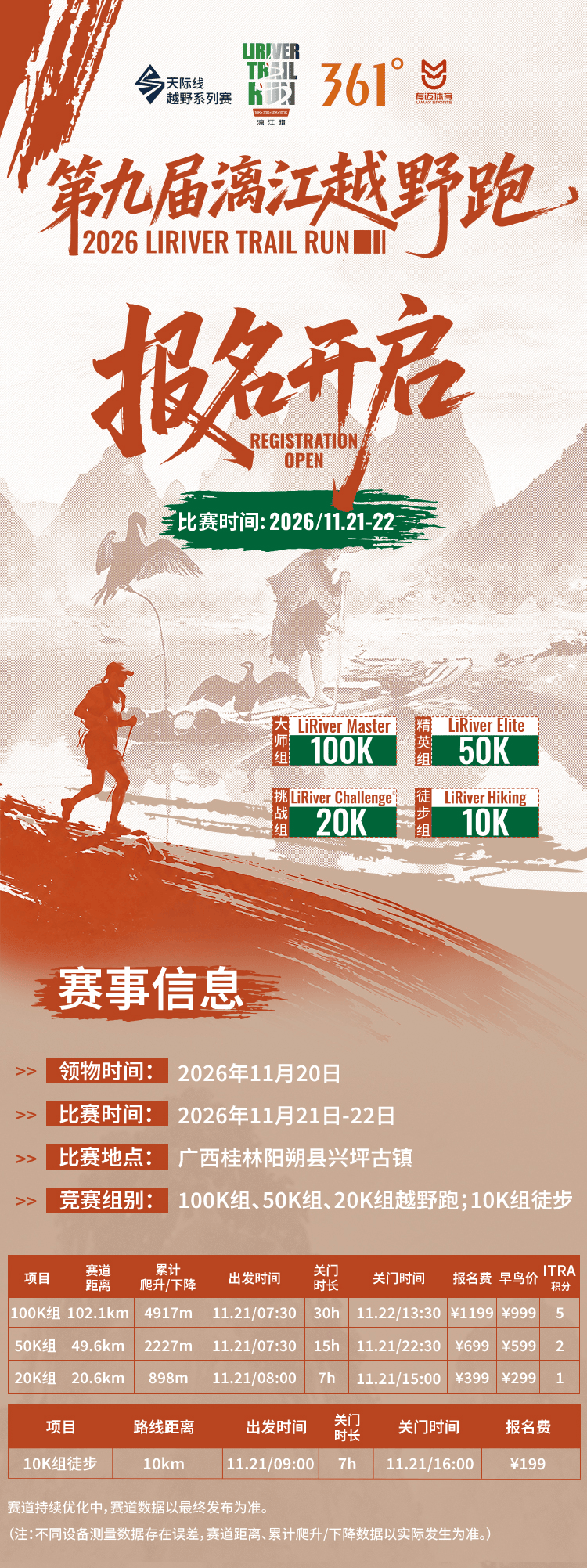 第九届漓江越野跑 图片 1