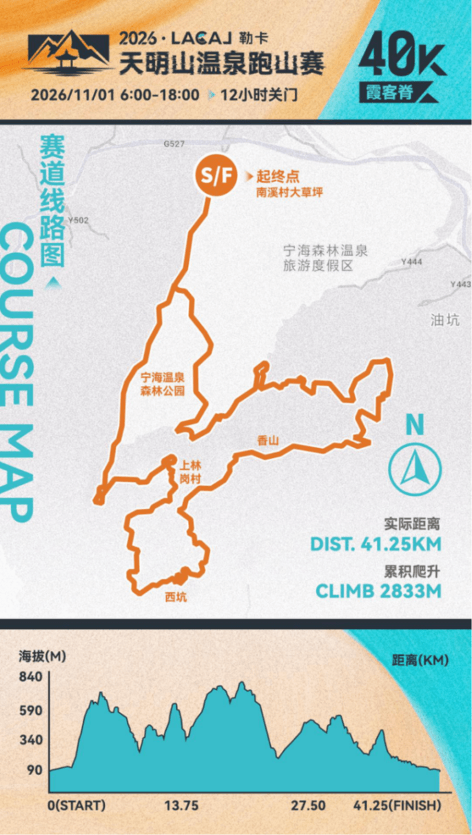 2026·LACAL勒卡·天明山温泉跑山赛 图片 1