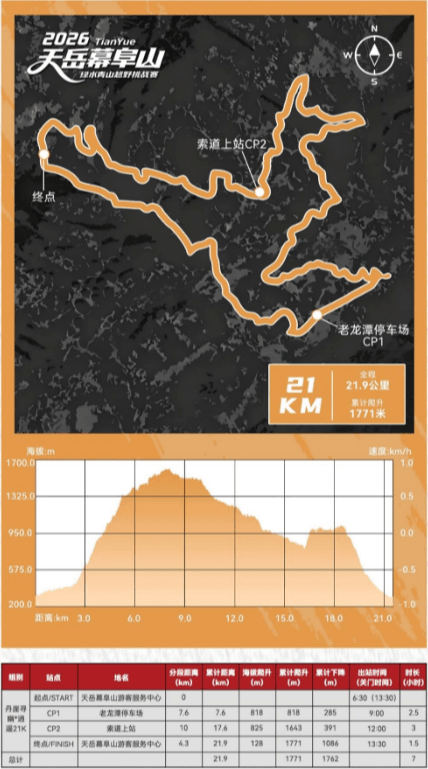 2026 TianYue 天岳幕阜山·绿水青山越野挑战赛 图片 1